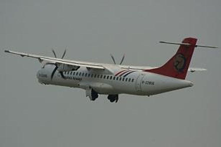 Salah satu pesawat ATR 72 milik TransAsia Airlines Taiwan.