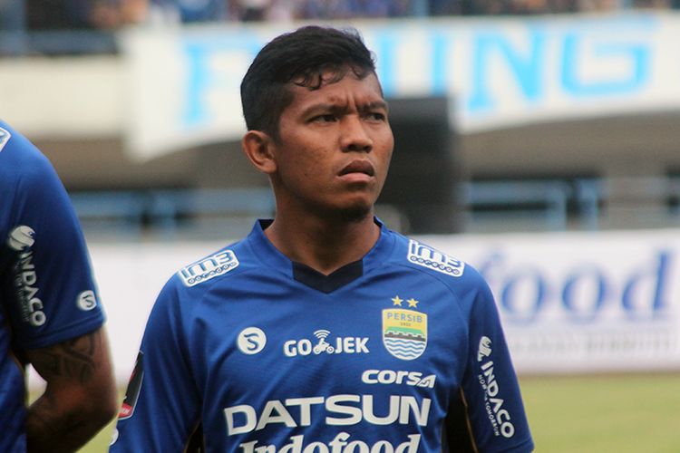 Mantan gelandang Persib Bandung, Eka Ramdani. 