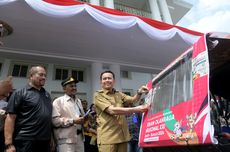 Pj Gubernur Sumut Bawa Ratusan Tukang Becak Motor Promosikan PON