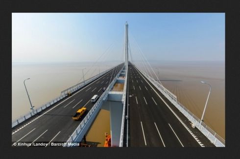 Lagi... China Punya Jembatan Sepanjang 6,2 Mil! 
