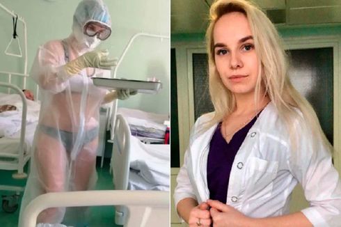 Perawat Rusia Ini Kisahkan Pengalaman Saat Fotonya Pakai Bikini di Balik APD Viral