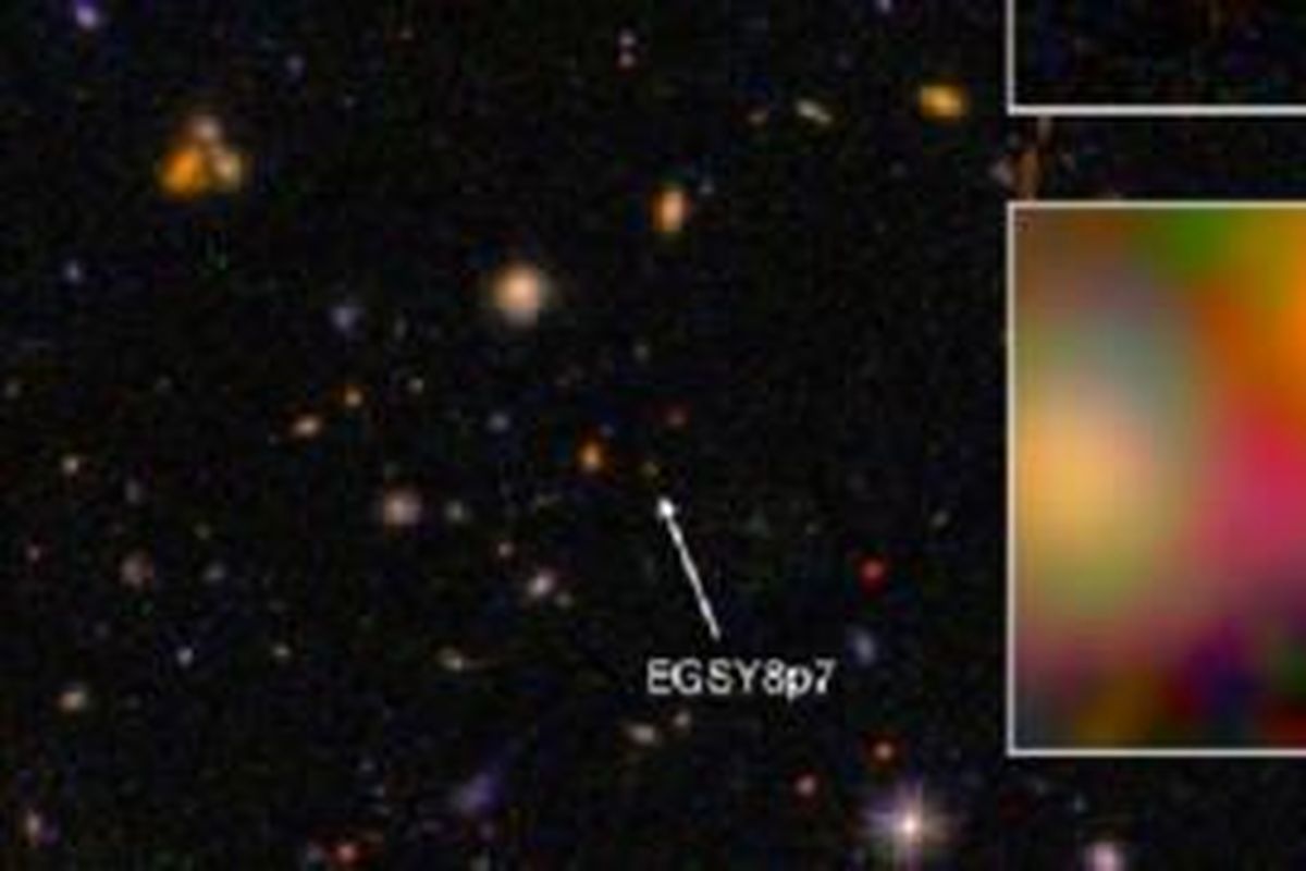 Galaksi Terjauh dan Tertua EGS8p7