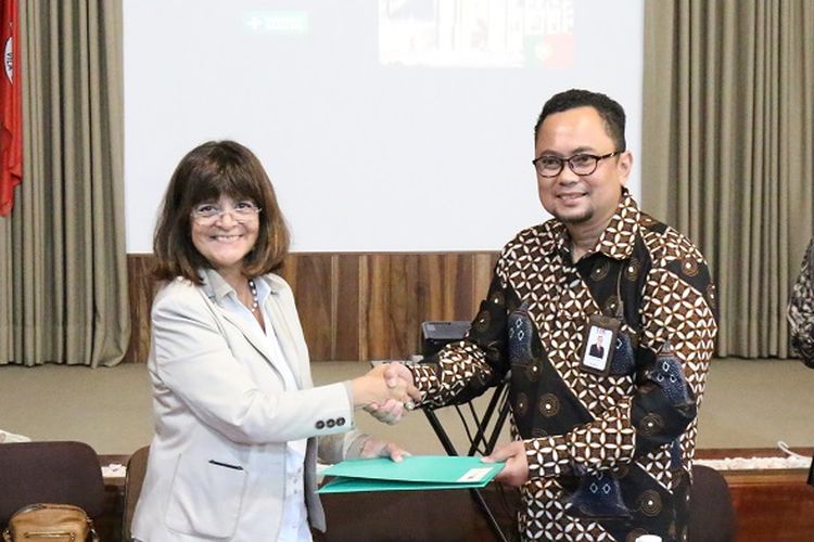 Nota Kesepahaman ditandatangani oleh Direktur Utama PT TWC, Edy Setijono dan Direktur Jenderal Warisan Budaya Republik Portugal, Paula Araujo da Silva, di Batalha, Senin (30/9/2019).