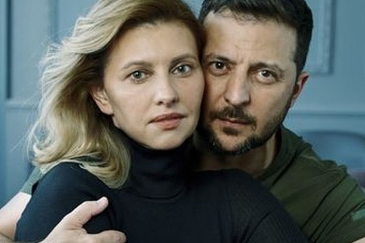 Zelensky dan istri di majalah Vogue.