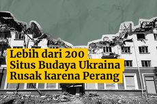 INFOGRAFIK: Lebih dari 200 Situs Budaya Ukraina Rusak akibat Perang