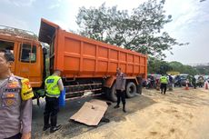 Kronologi Pengendara Motor Tewas di Cengkareng, Terpeleset Jalanan Licin Lalu Terlindas Truk Pasir 