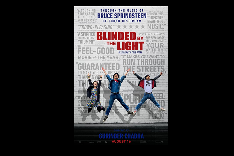 Poster film Blinded by the Light (2019) yang akan tayang di HBO Asia pada 12 September 2020.
