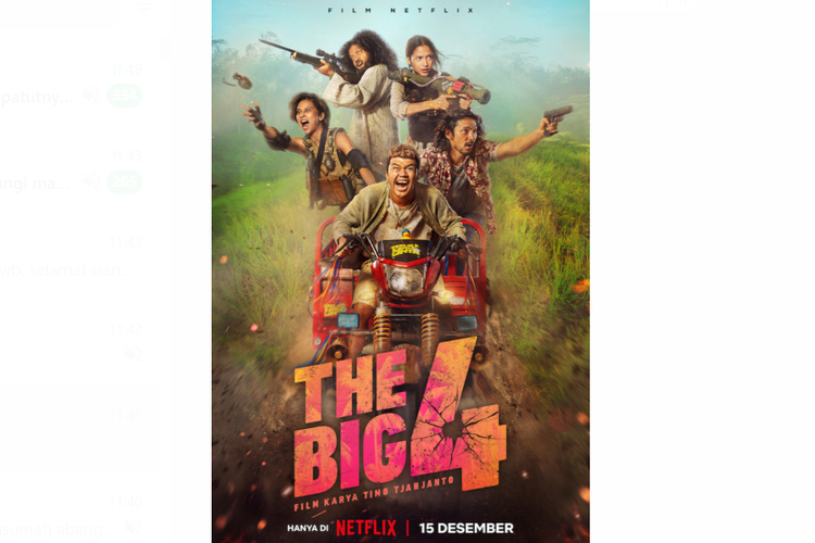 Film Netflix Original Indonesia terbaru The Big 4 karya sutradara ternama Timo Tjahjanto