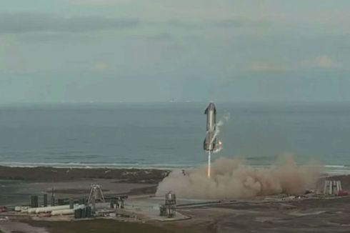 Wahana Starship Milik SpaceX Berhasil Mendarat, tapi Langsung Meledak