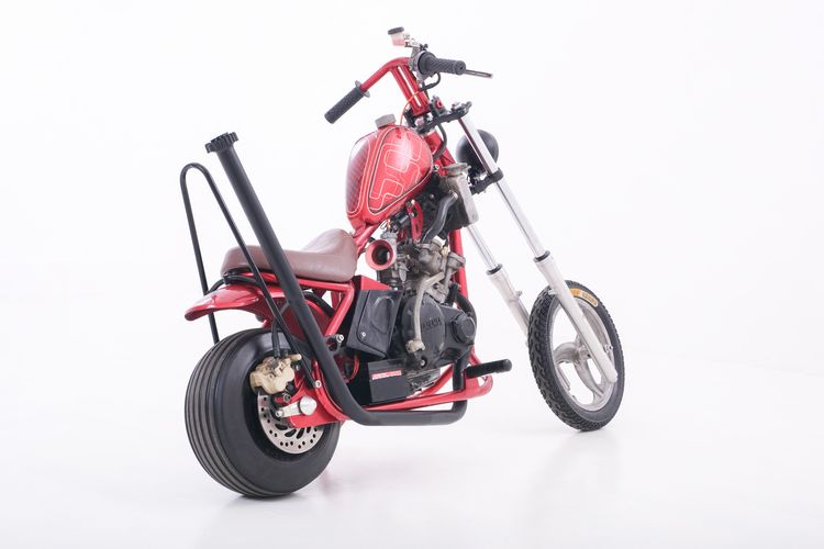 Motor custom Yamaha Jupiter MX bergaya mini chopper garapan Wbike Custom Garage