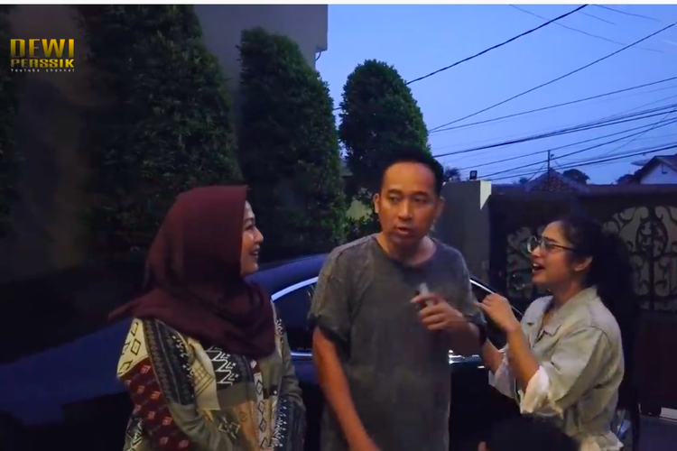 (Dari kiri) Shanty Denny, Denny Cagur, dan Dewi Perssik dalam video di kanal YouTube Dewi Perssik.
