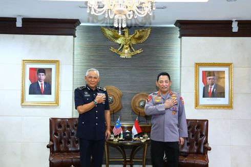 Kepala Polisi Malaysia Bertemu Kapolri Bahas PMI Ilegal hingga Penanganan Covid-19