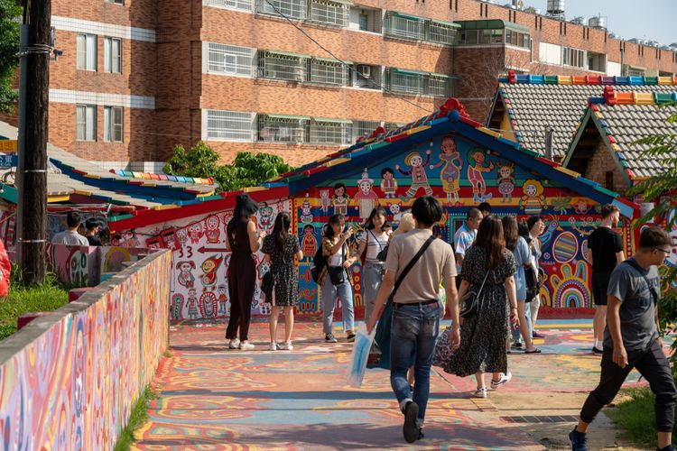 Rainbow Village di Taiwan.