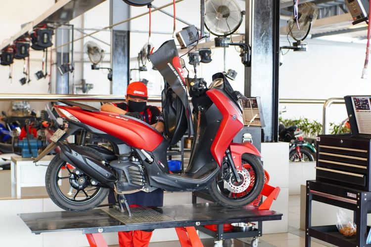 Diler Yamaha di Jabodetabek mengikuti protokol kesehatan