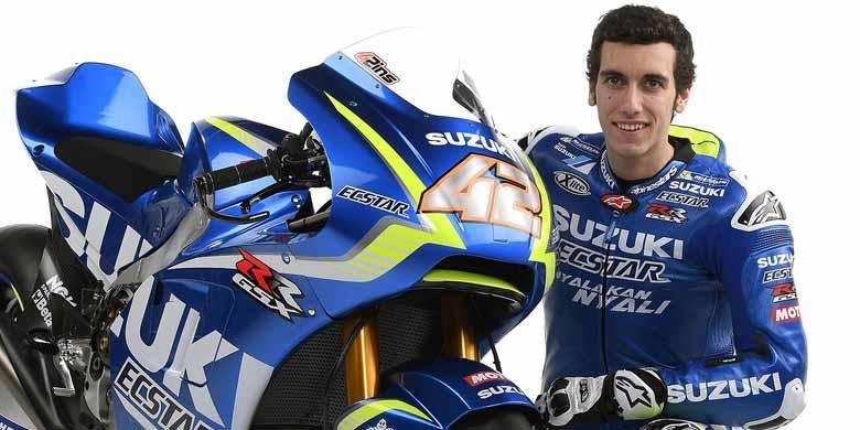 Pebalap Suzuki Ecstar Alex Rins.