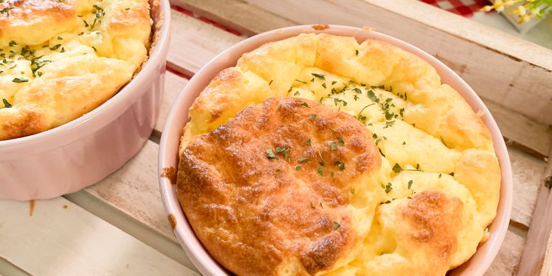 Resep Potato Cheese Souffle Camilan Gurih Yang Lembut Dan Creamy