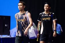 Hasil Final Singapore Open: Ditekan Ganda India, Fajar/Fikri Runner-up