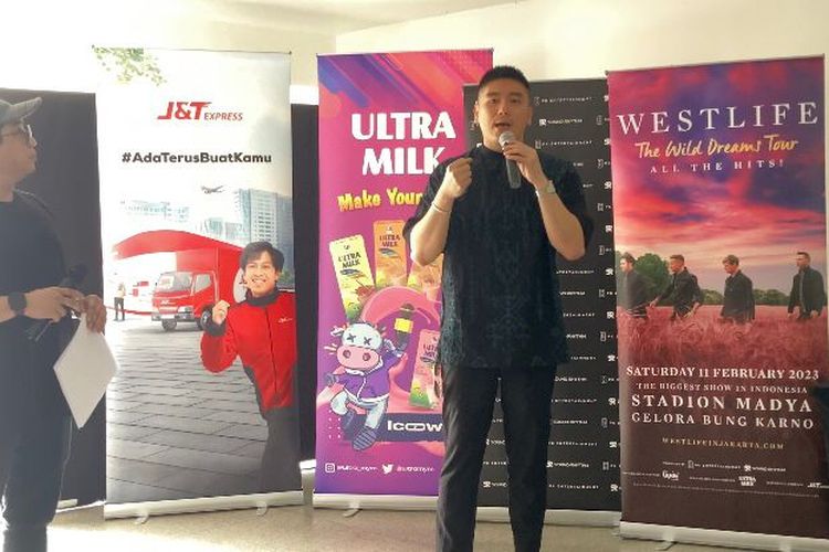  CoFounder dan COO PK Entertainment, Harry Sudarma, saat ditemui di kawasan Senayan, Jakarta Pusat pada Jumat (10/2/2023).