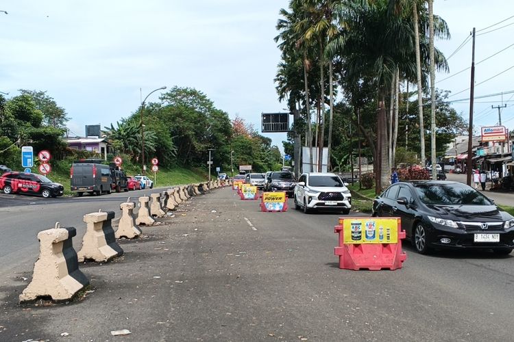 Arus Wisata ke Puncak Bogor Turun 25 Persen di H 4 Lebaran, One Way Tetap Berlaku