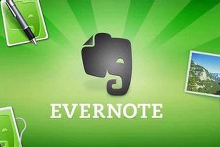 Hasil gambar untuk gambar aplikasi evernote