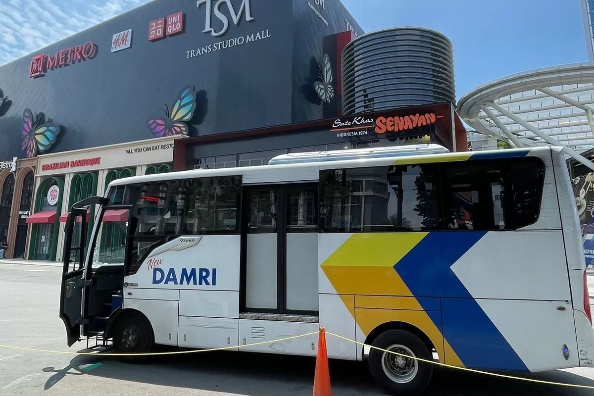 DAMRI membuka rute perjalanan dari Trans Studio Mall Bandung menuju Stasiun Kereta Cepat Tegalluar