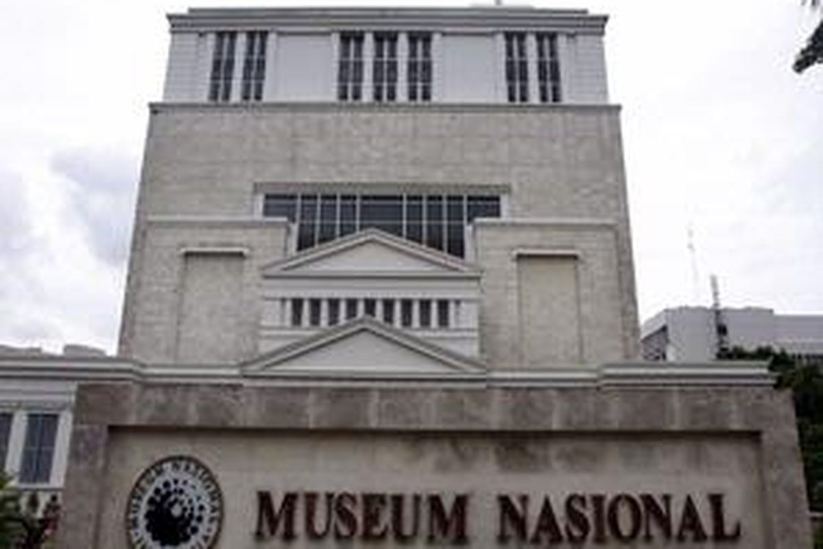 Museum Nasional atau sering disebut Museum Gajah, Jakarta Pusat, Sabtu (09/01/2010). 