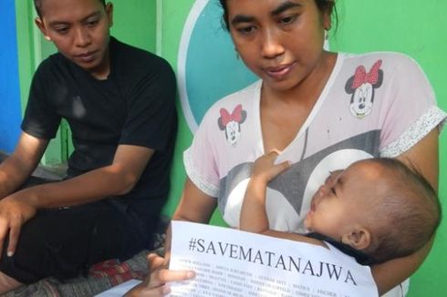 Bayi Najwa Penderita Tumor Mata Akan Dibawa ke Surabaya untuk Operasi