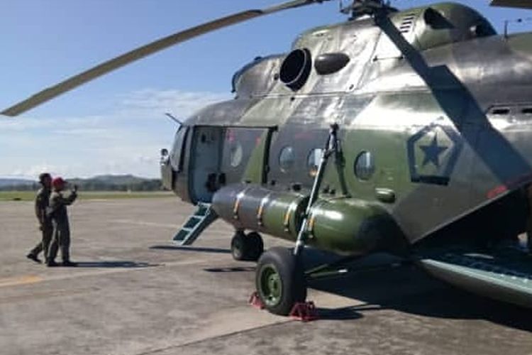Helikopter MI-17 milik Penerbad TNI AD