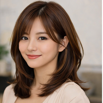 30 model rambut segi layer oval 3 tingkat hadir dengan variasi stylish, dari sebahu hingga glam, cocok tampil dengan rambut bervolume.