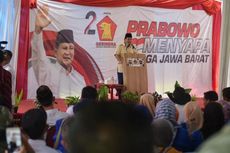 Kampanye di Garut, Prabowo Soroti Rendahnya Gaji Guru, TNI, dan Polri