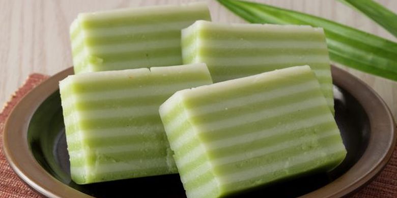 Resep Kue Lapis Tepung Beras Dan Kanji Lembut Tetapi Mudah Dipotong