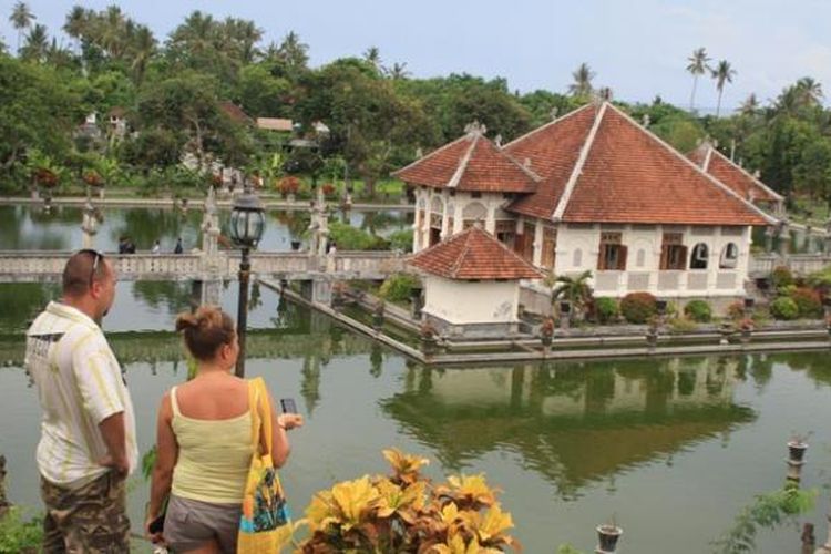 Taman Ujung di Karangasem, Bali.