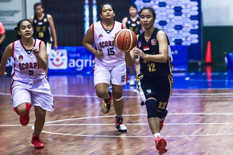 Pada hari pertama, Senin (1/4/2019), Seri Ketiga Srikandi Cup, Tenaga Baru Pontianak kalahkan Scorpio Jakarta 67:37 di GOR Sahabat Semarang.