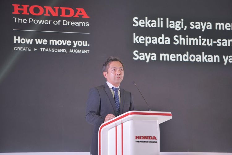 Shugo Watanabe, Presiden Direktur Honda Prospect Motor (HPM) yang bar