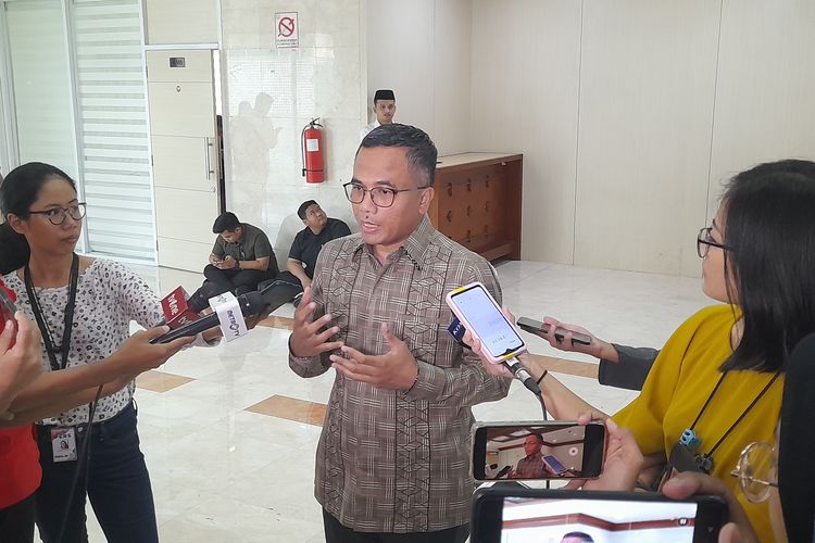 Sekretaris Jenderal PPP Arwani Thomafi ditemui di Kompleks Parlemen Senayan, Jakarta, Rabu (6/9/2023).