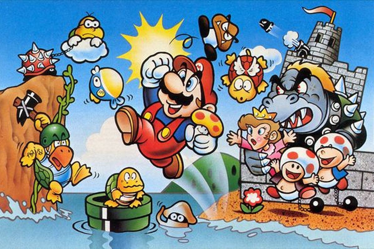 Ilustrasi Mario Bros