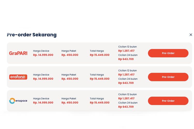 Contoh paket BundlingMAX iPhone 13 Telkomsel