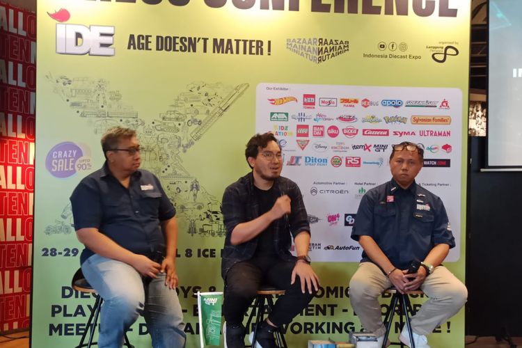 Acara press coference jelang pameran Indonesia Diecast Expo 2023