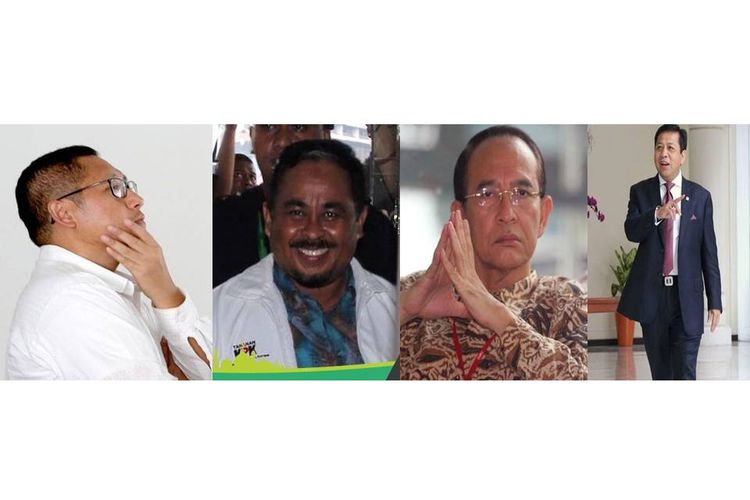 KPK telah menjerat empat ketua umum partai dalam kasus korupsi, yaitu Anas Urbaningrum, Lutfi Hasan Ishaaq, Suryadharma Ali, dan Setya Novanto. 