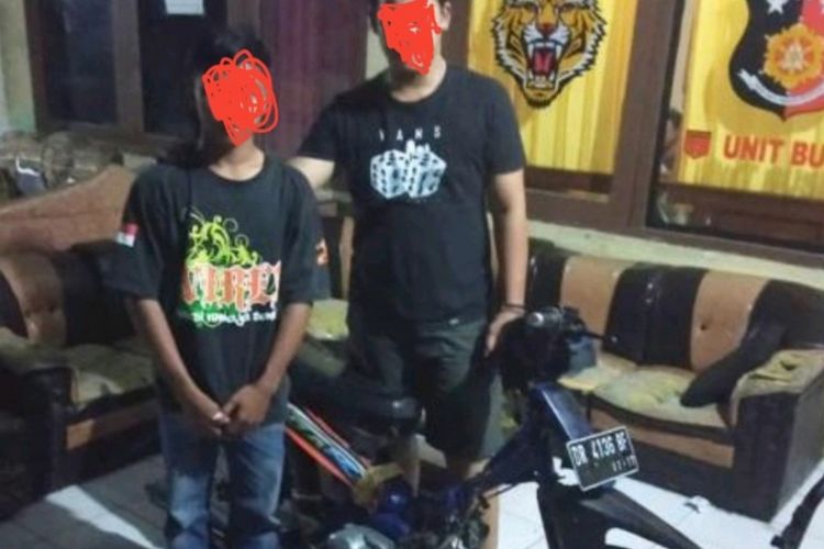 Petugas Kepolisian Resor Gunungkidul Mengamankan Seorang Pelajar Karena Mencuri Sepeda Motor (Dokumen Polisi)