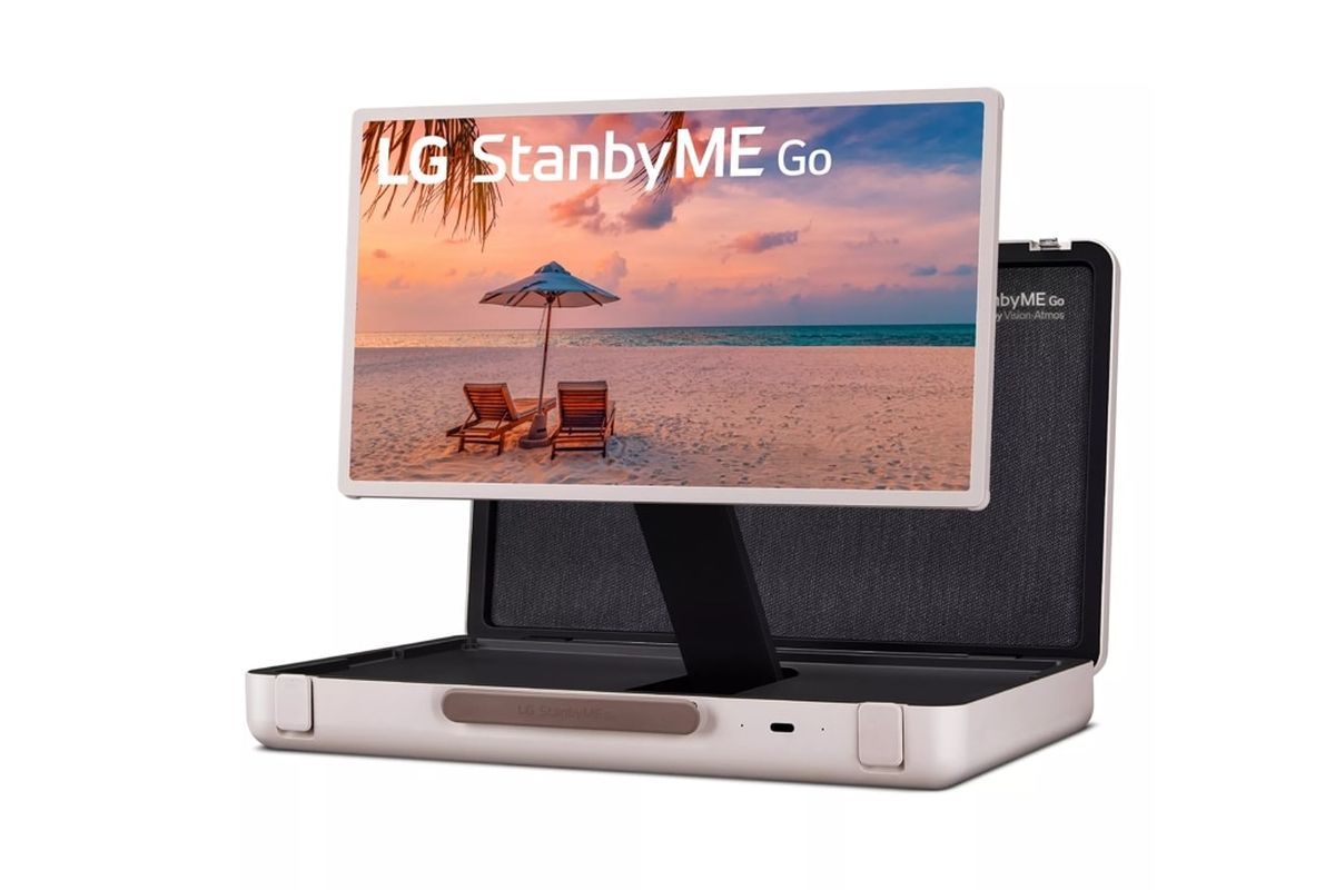 Ilustrasi LG StandbyMe Go.