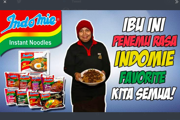 Nunuk Nuraini peracik bumbu Indomie