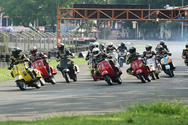 Scooter Prix 2024, Ajang Vespa Balap Hadirkan Kolaborasi Tim Internasional