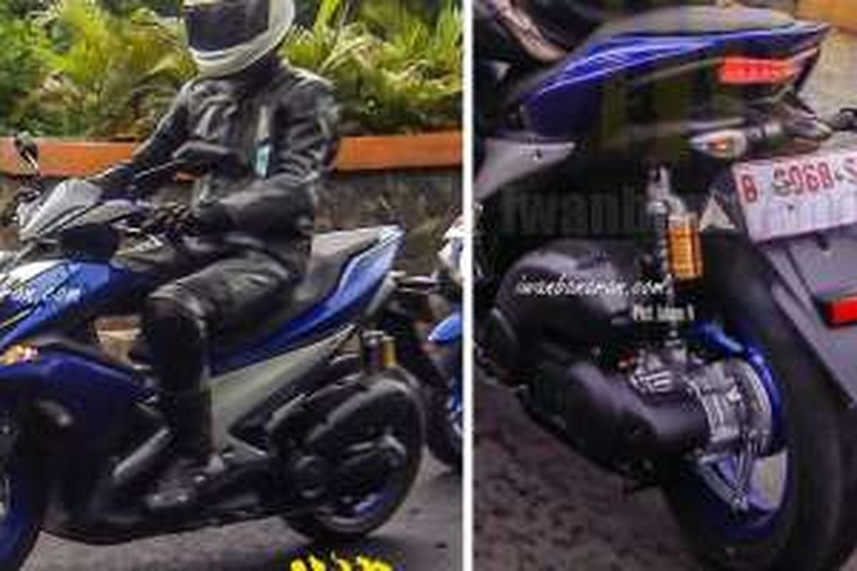 Penampakan skutik Yamaha yang sangat mirip dengan NVX di Vietnam.