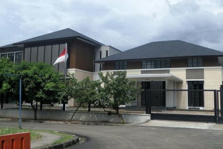 Rumah baru Presiden keenam RI Susilo Bambang Yudhoyono pemberian negara yang terletak di kawasan Mega Kuningan, Jakarta Selatan.