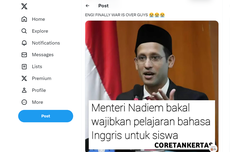 Ramai soal Nadiem Akan Wajibkan Pelajaran Bahasa Inggris, Ini Kata Kemendikbud Ristek