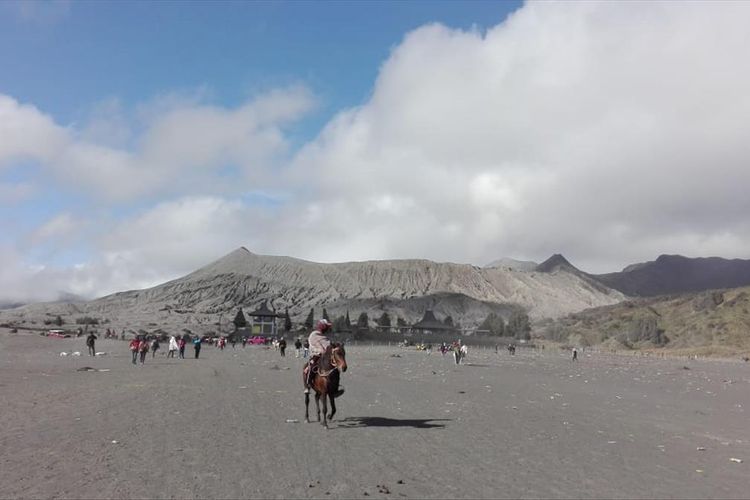 Situasi di kawasan Gunung Bromo, Sabtu (20/7/2019)