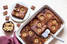 Resep Brownies Pisang, Aromanya Harum