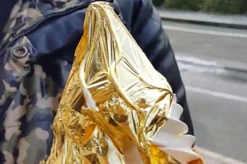 Wajib Coba, Es Krim Berlapis Emas di Jepang
