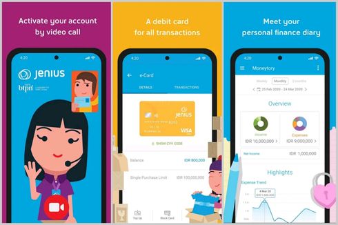 Simak, Ini Cara Buka Rekening Jenius lewat Ponsel